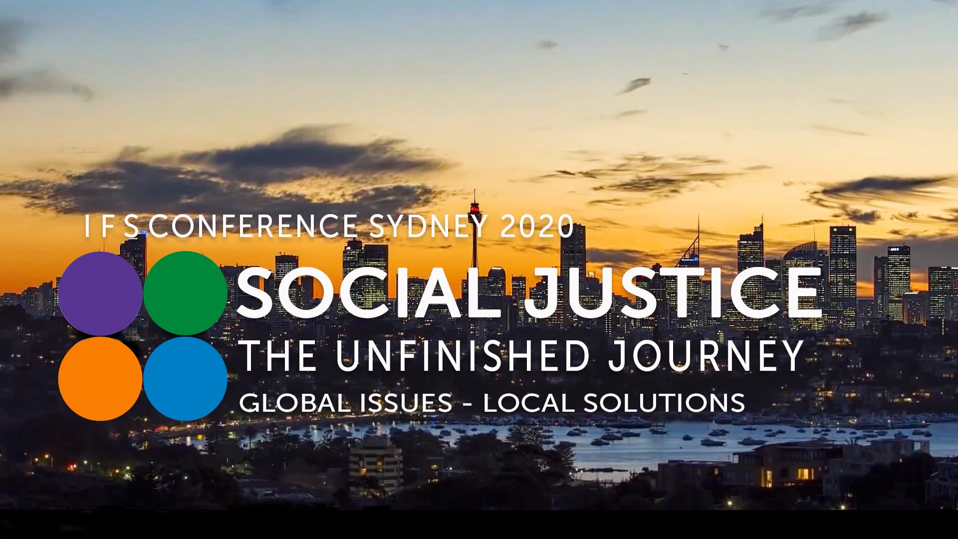 The IFS Conference Sydney 2020 has been postponed to 2021 IFS
