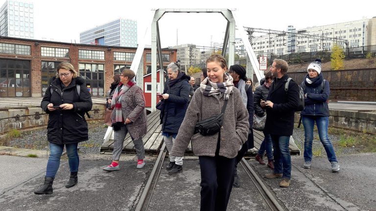 Former homeless Paula Pura: “During our walking tour, we experience empathy together”.